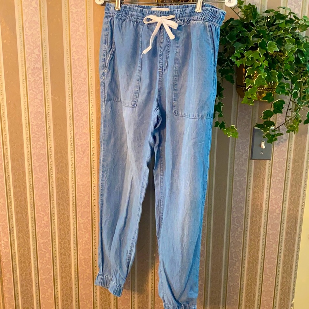 🌼Garage Light Denim Joggers